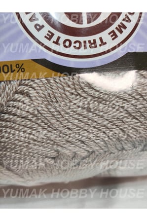 MADAME PETİTE AntiPilling Kil Rengi El Örgü İpi (3 Adet) (Amigurumi İpi) - Renk: 142