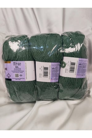 MADAME PETİTE AntiPilling Çağla Yeşili El Örgü İpi (3 Adet) (Amigurumi İpi) - Renk: 132