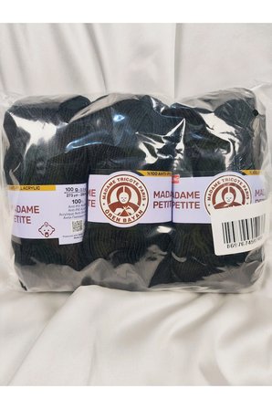 MADAME PETİTE AntiPilling Siyah El Örgü İpi (3 Adet) (Amigurumi İpi) - Renk: 999