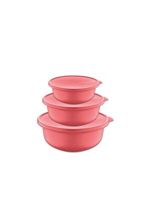 Trend Kapaklı Kase 3 ' Lü Set - 2lt-4lt-6lt