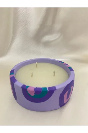 Meditasyon Okyanus Kokulu El Yapımı Mum