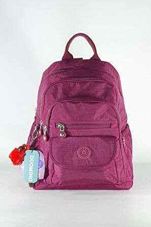FCSTORE Unisex Bordo Sırt Çantası Kırinkıl Günlük Kullanım Klinkır Su Geçirmez Spor Çanta 35x30x15cm