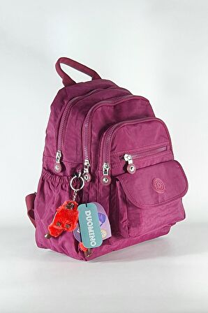 FCSTORE Unisex Bordo Sırt Çantası Kırinkıl Günlük Kullanım Klinkır Su Geçirmez Spor Çanta 35x30x15cm
