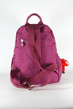 FCSTORE Unisex Bordo Sırt Çantası Kırinkıl Günlük Kullanım Klinkır Su Geçirmez Spor Çanta 35x30x15cm