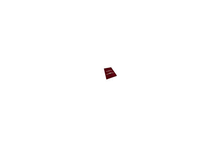 Yerli Üretim Madrid Model Süet Kumaş Bordo Renk 34/24 Cm Kademeli Çekmece Içi Bileklik-kolye Tablası