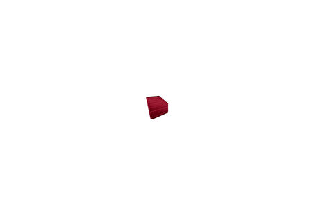 Yerli Üretim Saray Bosna Model Süet Kumaş Bordo Renk 34/24 Cm Kademeli Çekmece Içi Küpe Standı