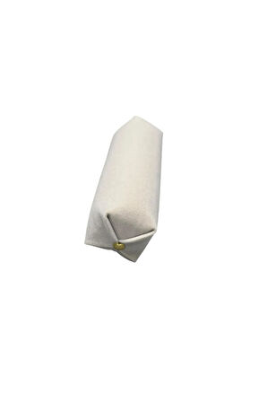 Süet Kumaş Gri Renk 20 Cm Rulo Takı Yastığı