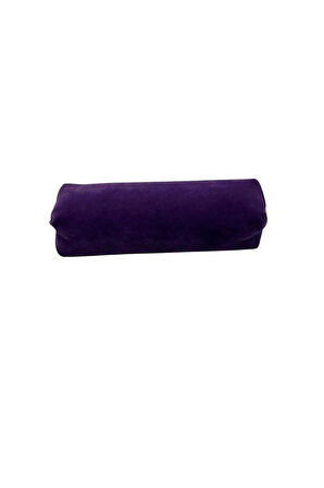 Süet Kumaş Mor Renk 20 Cm Rulo Takı Yastığı