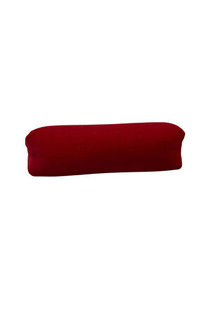 Süet Kumaş Bordo Renk 20 Cm Rulo Takı Yastığı