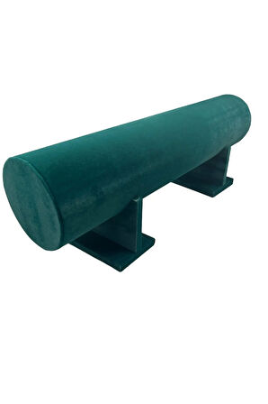 Büyük Boy Süet Kumaş Yeşil Renk 50 cm Ayaklı Taç Standı