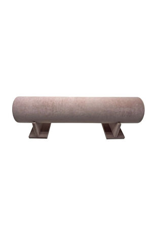Büyük Boy Süet Kumaş Pembe Renk 50 cm Ayaklı Taç Standı