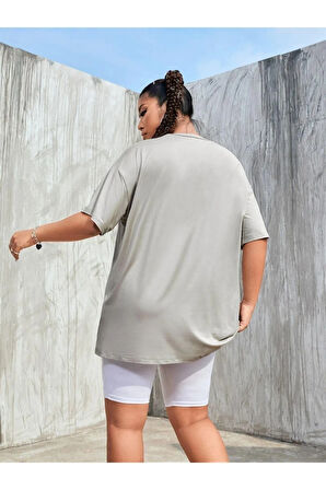 Unisex Yüz Baskılı Oversize Tshirt