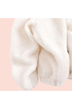 Erkek Pelüş Ceket Kalın Oversize Fermuarlı