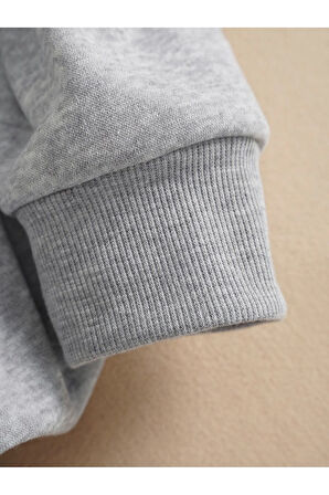 Unisex Ny Yankes Baskılı Bisiklet Yaka Sweatshirt