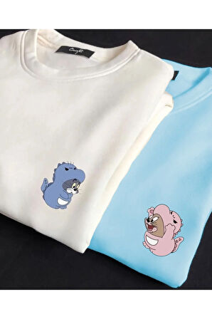 Sevimli Tom Ve Jerry Çift Kombini