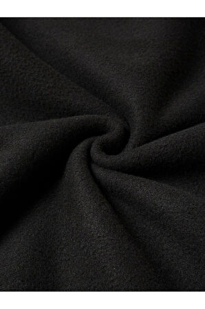 Üç iplik Kadın Renkli Cat Özel Göğüs Baskılı Oversize Bisiklet Yaka Sweatshirt