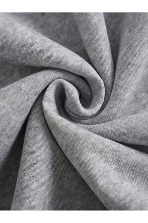 Unisex Kadın/Erkek LOS ANGELES Renkli Oversize Bisiklet Yaka Pamuklu Sweatshirt