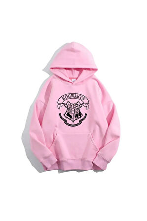 Harry Potter Hogwarts Baskılı Sweatshirt Üç İplik