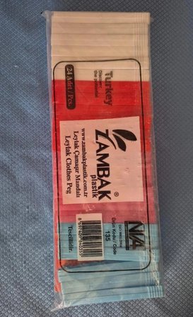 120 Adet 24'lü 5 Paket Zambak Mandal