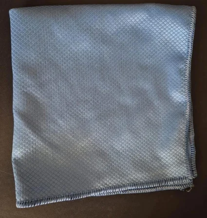 3 Adet Baklava Dilimli Desenli Mikrofiber Oto Kurulama ve Cam Silme Bezi.