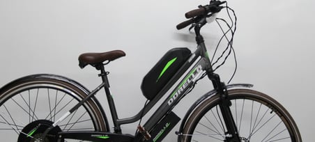 Dorello bisiklet elektrikli bisiklet 750 watt elektrikli 28 jant - Renk: Gri - Kırmızı