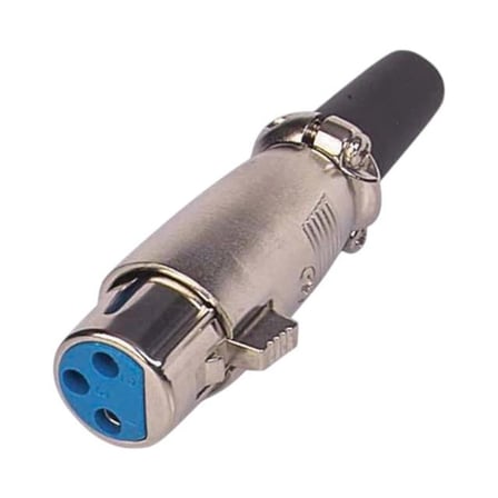 Powermaster PM-10469 Metal Gövdeli 3 Pin Canon Xlr Dişi Jack Fiş