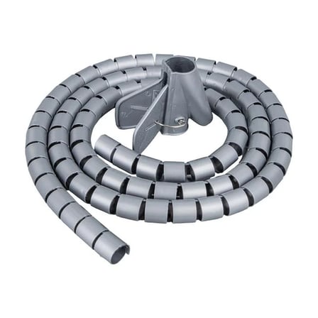 Powermaster PM-15942 22 Mm Gri 1 Metre Spiral Kablo Toplayıcı (Sabitleyici Parça)