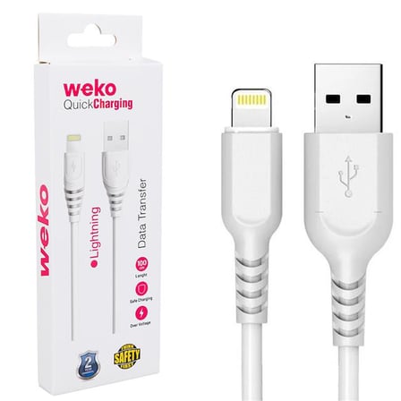 Weko WK-22019 USB To Lightning Telefon Şarj Kablosu