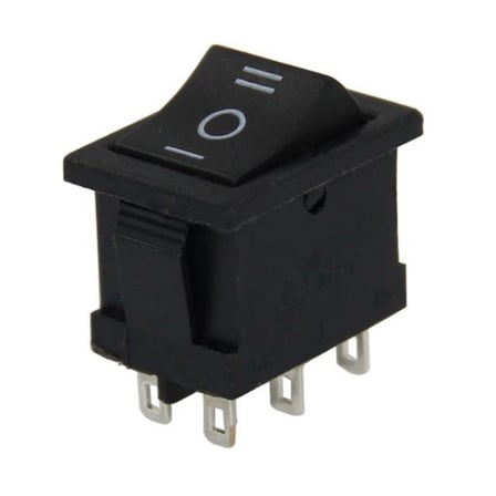 PowerMaster Mini Işıksız Anahtar 6P ON-OFF-ON 6P IC-123-6