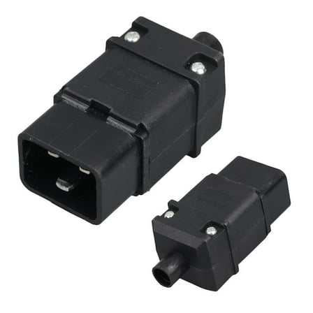Powermaster IC-215B1 IEC C20 16A 250V Sökülebilir Erkek Power Güç Fişi