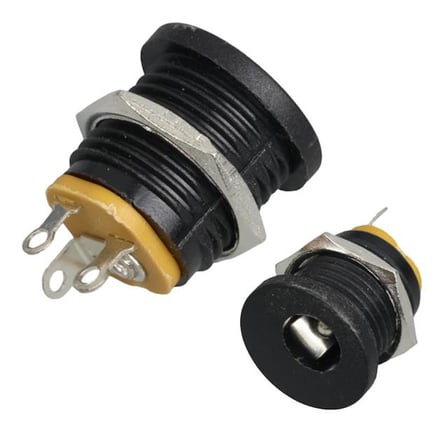 IC-258 Dc Jak 2.5Mm Somunlu Ø12Mm