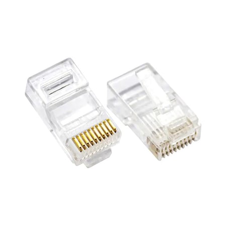 PowerMaster PM-25445 RJ45 10P/10C Soket (25 Adet)