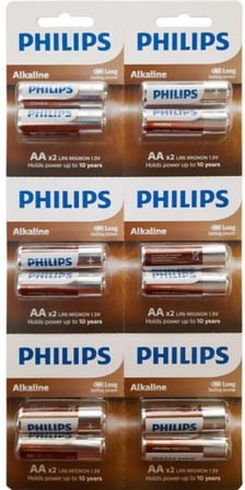 Philips Aa Alkalin Kalem Pil 12'Li Kartela