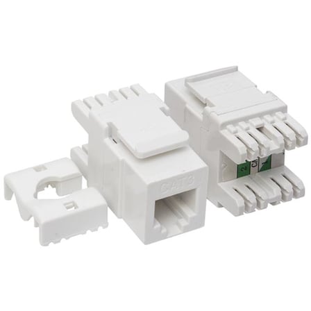 Rj 45 Cat3 Şase 180 Derece Keystone Jack