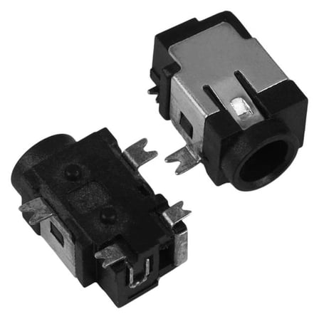 Elektromer EL-32593 Tablet PC DC Dişi Güç Şarj Soketi Konnektörü 4 Pin 3.5*1.35 Mm Şase No:7