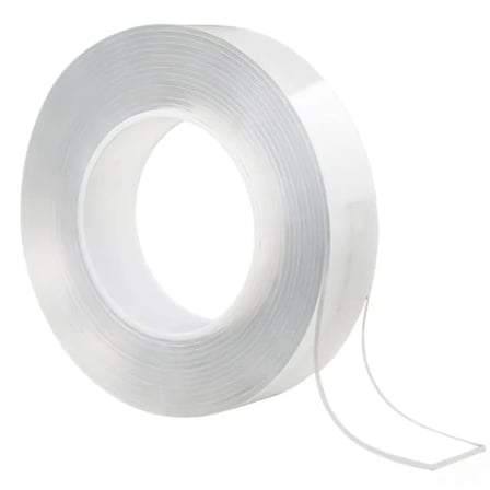 Sunup Sn 24358 20Mm 3 Metre Cift Tarafli Nano Teknoloji Super Yapistirici Seffaf Bant