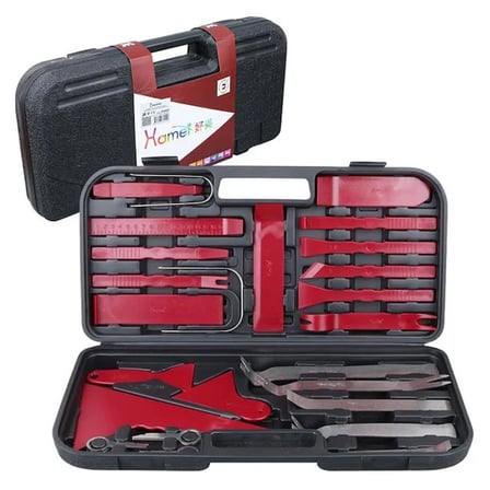 Carstar HM-3698 Araç İçi Ses Sistemi Sökme - Lastik Sökme -  Kapı Düzeltme Çıkarma Seti
