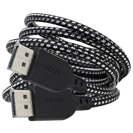 Philips SWR3139B/93 8K 60Hz DisplayPort 1.4 Kablo 3 Metre Örgülü Zırhlı Tasarım Ultra HD