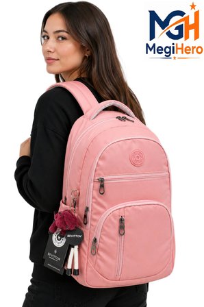 1710 pudra suya dayanıklı okul çantası unisex okul sırt çantası