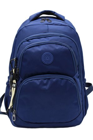 34600 Lacivert Suya Dayanıklı Kumaş Okul Çantası Unisex Okul Sırt Çantası