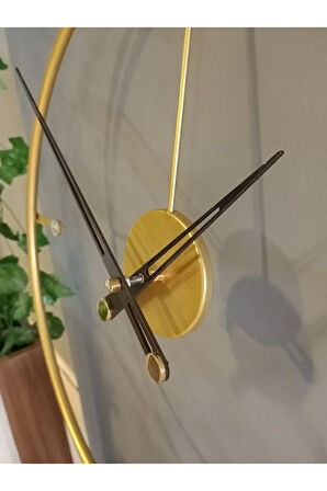 Ring Clock (50X60CM)-metal Minimalist Metal Duvar Saati