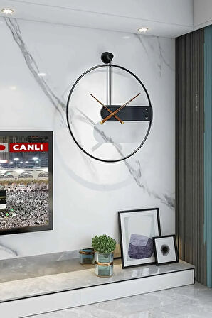 Xxl - Felicity Clock 60 Cm Modern Dekoratif Metal (MOBİLYA) Duvar Saati