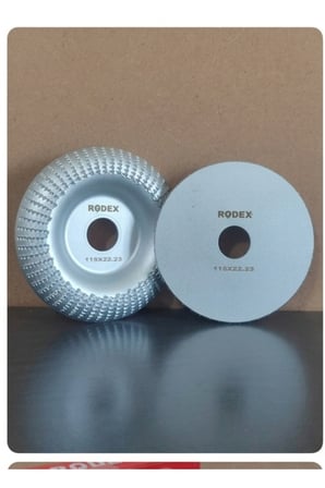 2 Adet 115 mm Ahşap Törpüleme Taşlama Diski Avuç Taşlama Uyumlu Ahşap Oyma Eğe Kesici Disk Zımpara