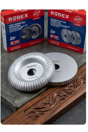 2 Adet 115 mm Ahşap Törpüleme Taşlama Diski Avuç Taşlama Uyumlu Ahşap Oyma Eğe Kesici Disk Zımpara