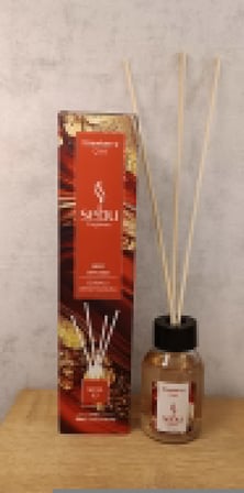 Çilek Ortam Kokusu Bambu Çubuklu 50ml