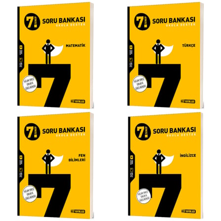 Hız 2027 7. Sınıf Matematik + Türkçe + Fen Bilimleri + İngilizce Bağlam Temelli Soru Bankası Seti 4 Kitap Maarif Model