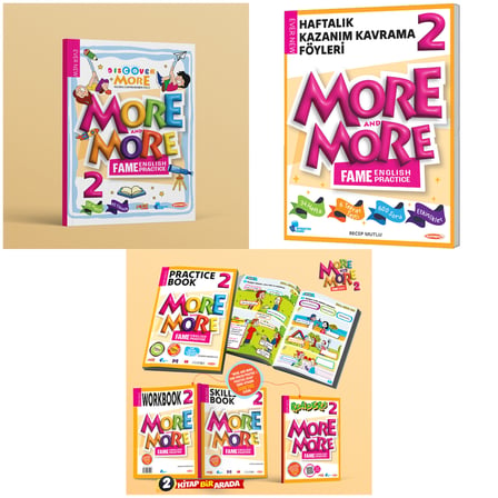 Kurmay Elt 2027 2. Sınıf Discover Reading - Haftalık Föy - Practice Book Seti 4 Kitap + 40 Föy Maarif Model