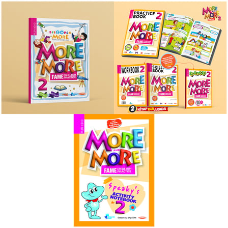 Kurmay Elt 2027 2. Sınıf Discover Reading - Practice Book - Speakys Activity Notebook Seti 5 Kitap Maarif Model