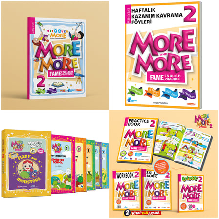 Kurmay Elt 2027 2. Sınıf Discover Reading - Haftalık Föy - Hikaye - Practice Book Seti 9 Kitap + 40 Föy Maarif Model