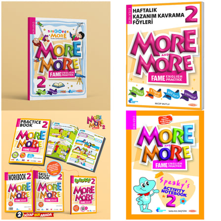 Kurmay Elt 2027 2. Sınıf Discover Reading - Haftalık Föy - Practice Book - Speakys Activity Notebook Seti 5 Kitap + 40 Föy Maarif Model